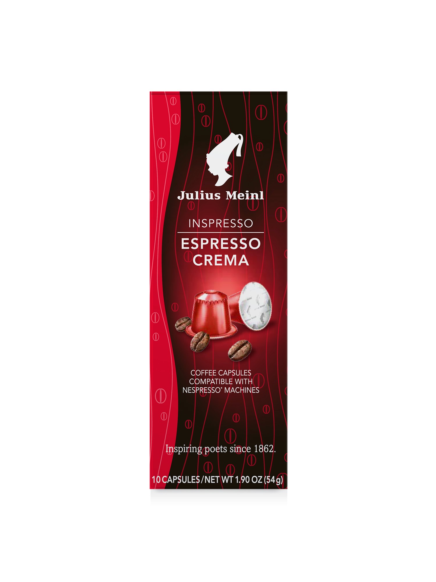 Кофе в капсулах Julius Meinl Espresso Crema Inspresso   коробка В капсулах  кофе 