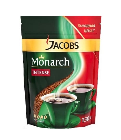 Кофе Якобс Монарх  0,15 кг  мягкая упаковка Растворимый  кофе 