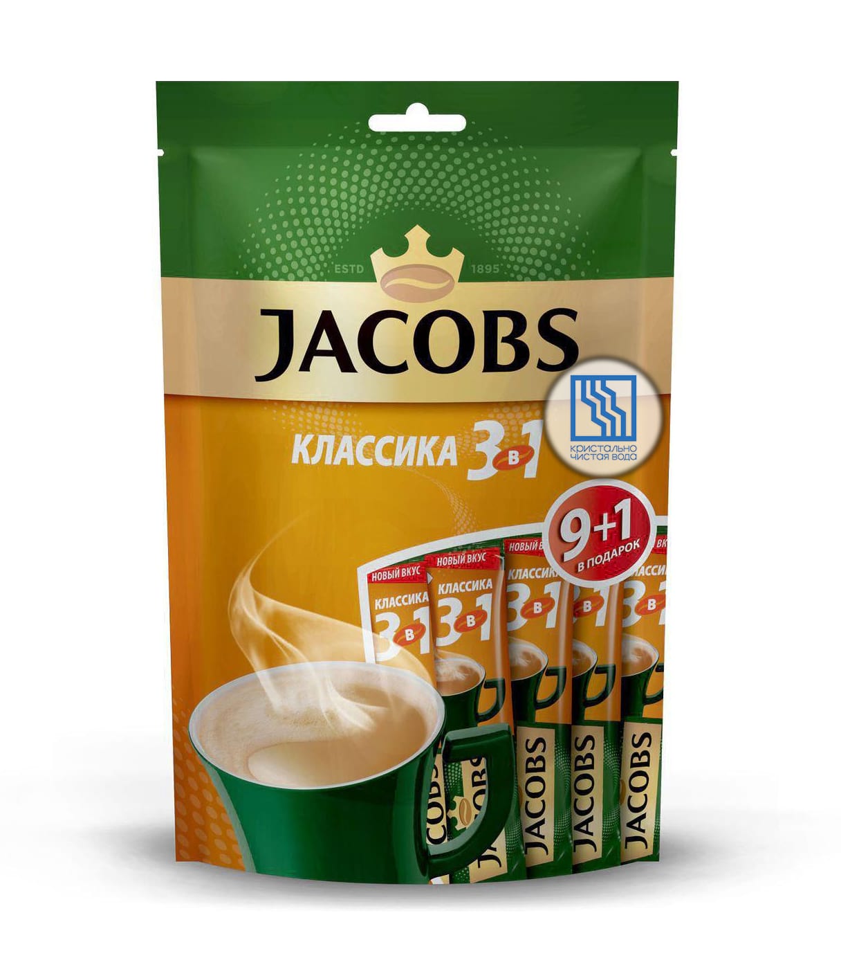 Кофе Якобс 3в1   мягкая упаковка Растворимый  кофе 1